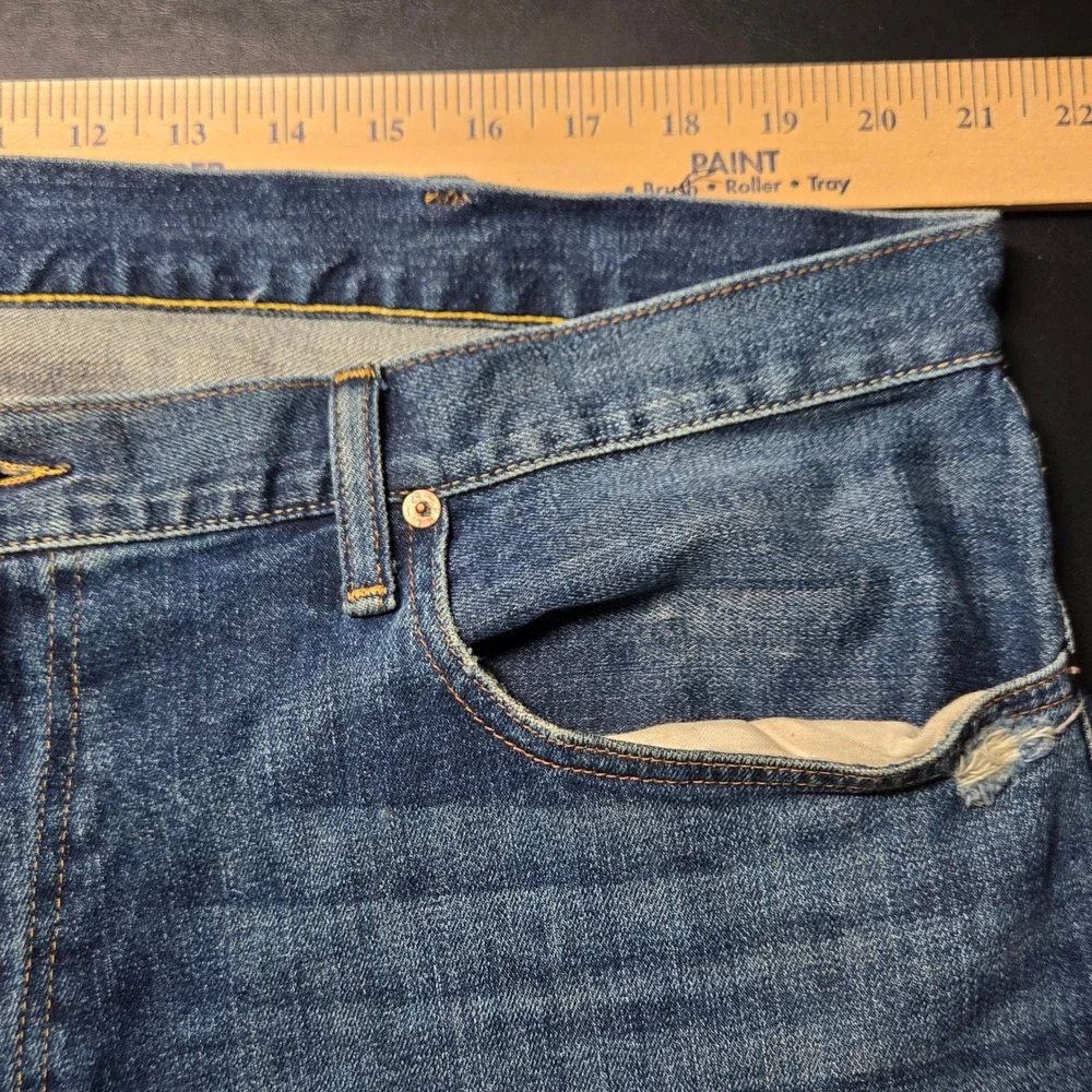 Polo Ralph Lauren Jeans Men 40x30 Blue Hampton Relaxed Straight 710781459001